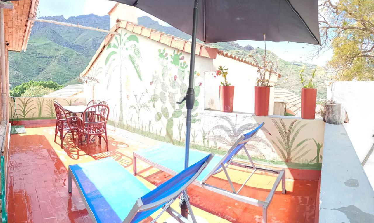 Chalet Juana La Concha Valle De Agaete San Pedro  Bagian luar foto